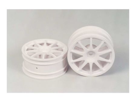 Tamiya 1:10 Felgen (2) 10-Speich. weiß 26mm