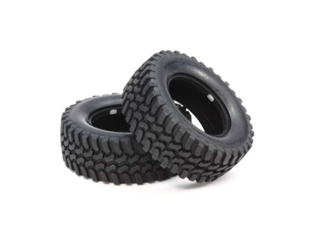 Tamiya CC-02/01 Mud-Block Off-Road Reifen (2)
