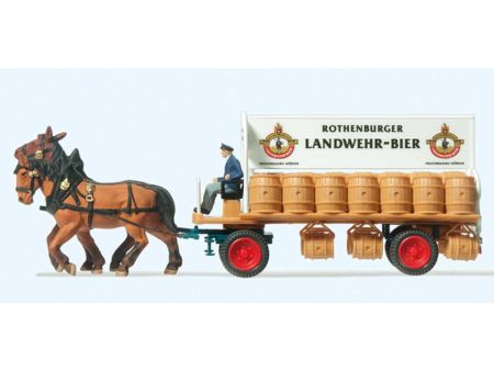 Preiser HO Brauereiwagen. Fertigmodell