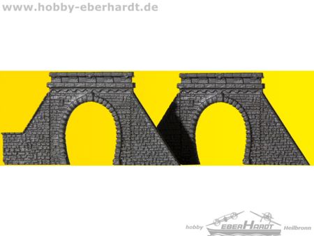 Kibri Z Tunnelportale mit Röhre, eingleisig, 2 Stück