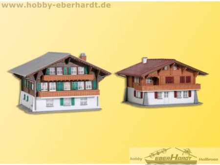 Kibri N Chalet Lenk, 2 Stück