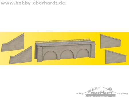 Kibri N/Z Gemauerter Bahndamm, eingleisig