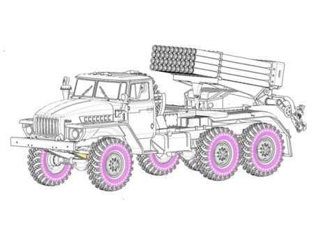 HOBBY BOSS 1/72 BM-21 Grad Raketenwerfer