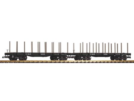 PIKO  G-2er Set G-Flachwg. C&S mit Rungen