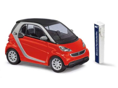 Busch Smart Fortwo electric rot