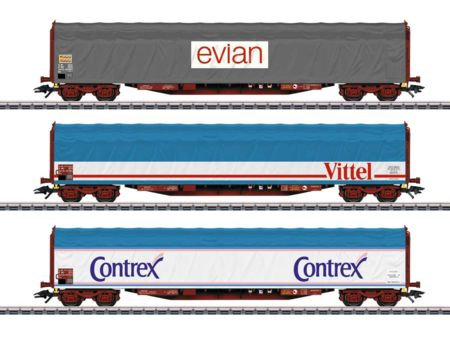 Märklin Schiebeplanenwagen-Set Rils S