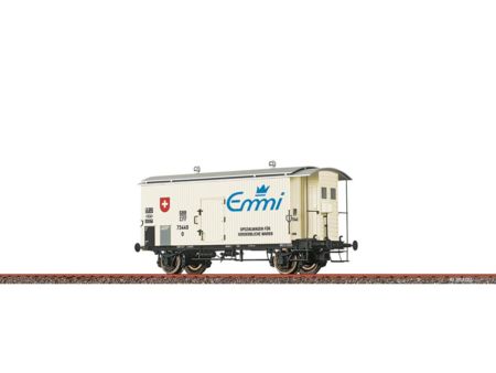 Brawa H0 Gedeckter Güterwagen O SBB, Epoche III, Emmi