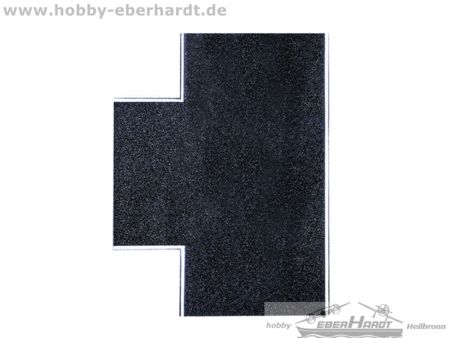 Vollmer H0 Straßenplatte Asphalt aus Steinkunst,90°-Einmündu