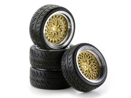Carson 1:10 SC-Räder Classic Style (4) ch/gold