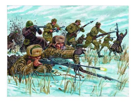 Italieri 1:72 WW2 - Russ.Infanterie(Winter Unif.)