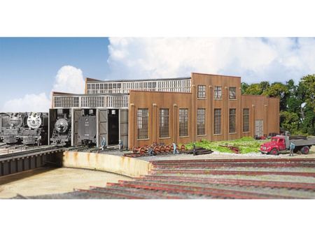 WALTHERS Moderner Lokschuppen, 3-ständig