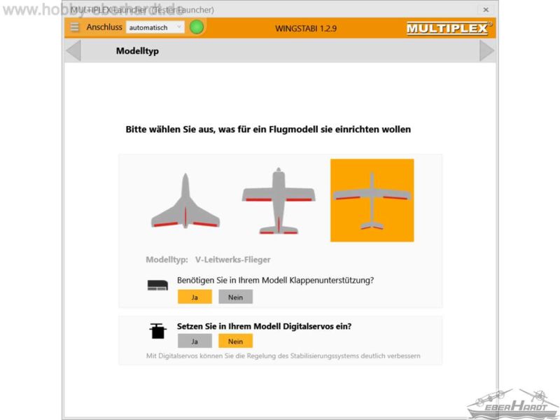 WINGSTABI  RX-16-DR pro M-LINK inkl. Akkuw. 35 A