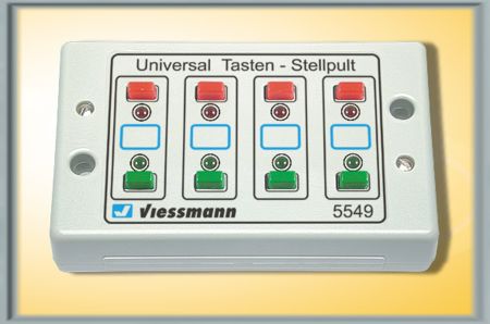 Viessmann Universal-Tasten-Stellpult, rückmeldefähig,2-begri