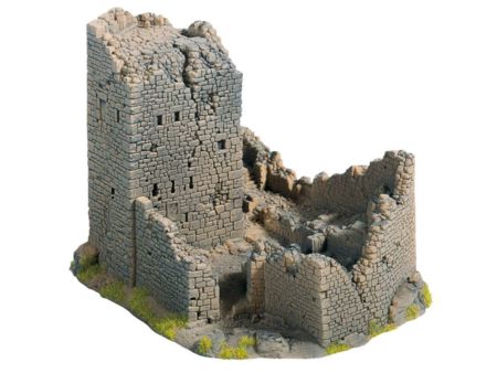 NOCH H0/TT Burgruine, 18x14cm,12cm
