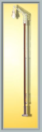 Viessmann H0 Holzmastleuchte DDR-Reichsbahn, LED warmweiß