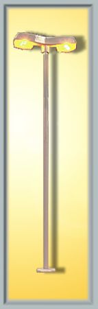 Viessmann H0 Straßenleuchte modern, doppelt, 2 LEDs gelb 