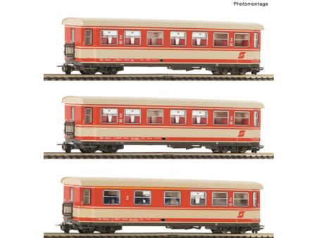 Roco HO 3-tlg. Set: Personenwagen, ÖBB