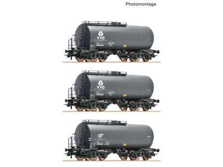 Roco HO 3-tlg. Set: Kesselwagen, VTG/DB