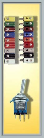 Viessmann Querlochstecker gelb, 10 Stück