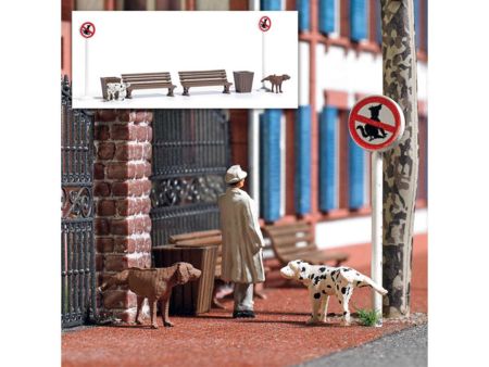 Busch HO Action Set: Pinkelnde Hunde