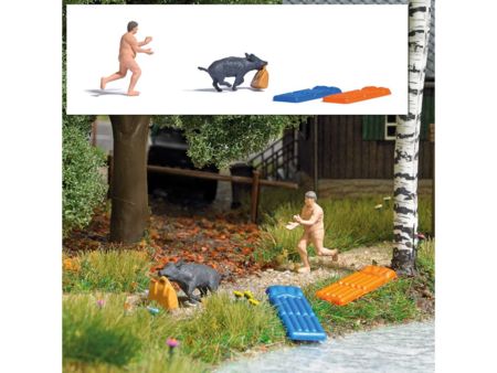 Busch HO Action Set: Wildschweinalarm