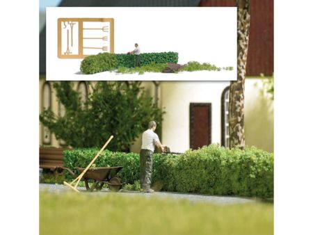 Busch HO Action Set: Heckenschnitt