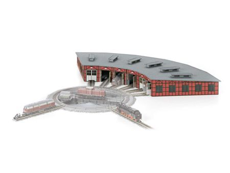 Märklin  Miniclub  Ergänzungsset Ringlokschuppen
