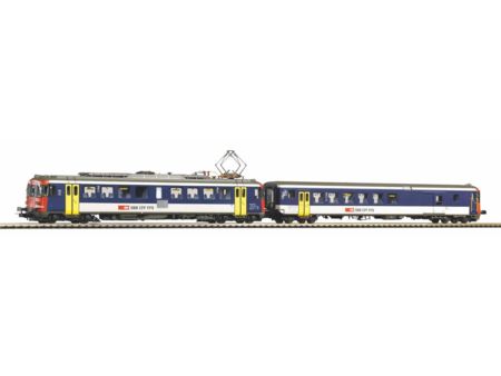 Piko 2er Set Rbe 4/4 NPZ SBB IV Triebwagen + Steuerwagen AC-