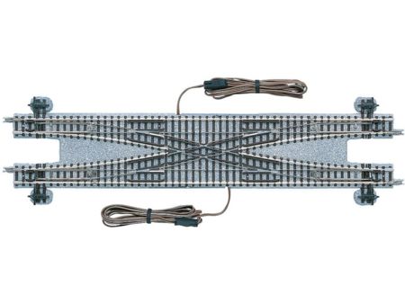 TOMYTEC Doppelte Gleisverbindung, in Schotterbettung
