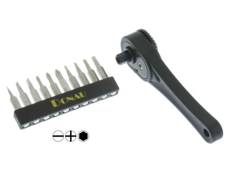 MBS10 - Mini Ratsche mit 10 Mini Bits