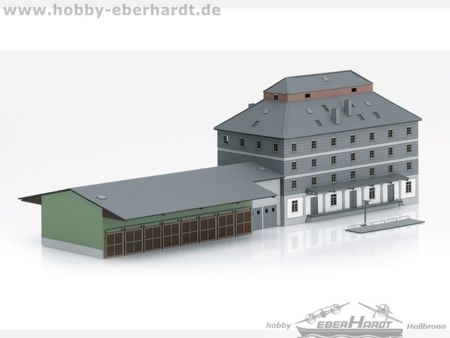 TRIX HO Bausatz Raiffeisen Lagerhaus