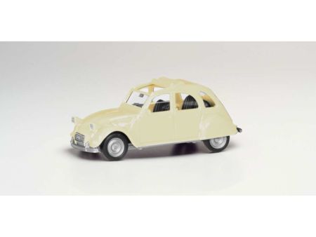 Herpa HO  Citroen 2 CV offen, elfenbein