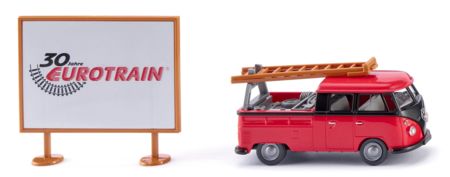 Wiking  H0 VW T1 Doka mit Werbeplakat