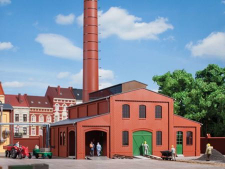 Auhagen H0 Heizhaus mit Schornstein