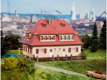 Faller HO Siedlungs-Doppelhaus