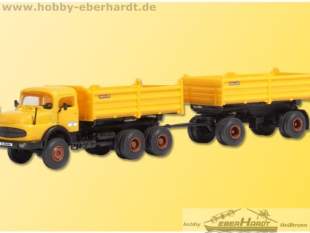 Kibri H0 MB Rundhauber MEILLER Kipperzug 