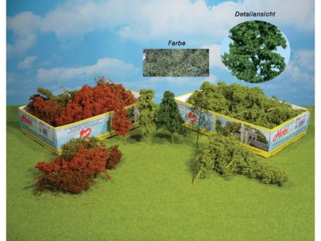 Heki  Laubbäume u. Büsche, 15 Stück natur