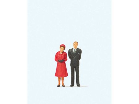Preiser HO HM The Queen and Prince Philip