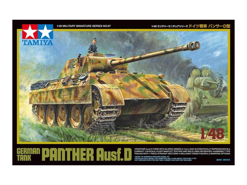 Tamiya 1:48 Panther Ausführung D