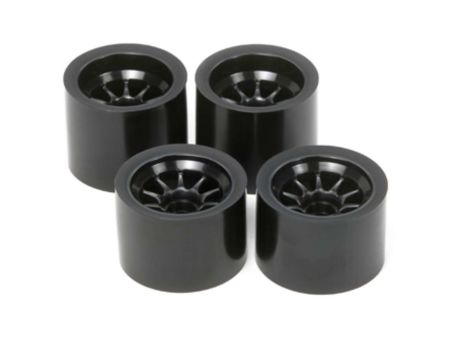 Tamiya F104 Felgen (4) schwarz für Moosgummi