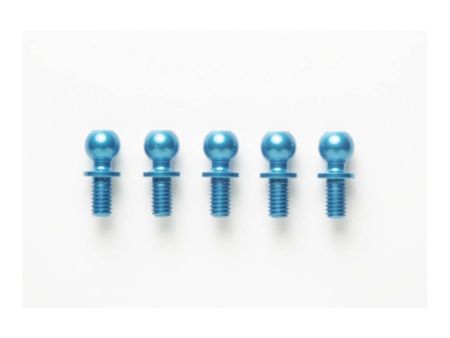 Tamiya DB-01 Alu Kugelkopf 5x5mm (5) Blau elox.