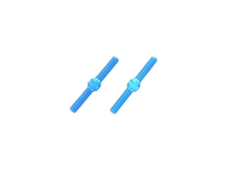 Tamiya Li/Re-Gewindestange 3x23mm (2) Alu blau