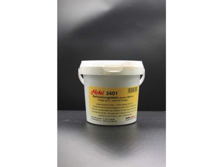 Heki  Beflockungsleim, braun, 500 ml