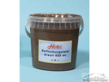 Heki  Beflockungsleim, braun, 500 ml