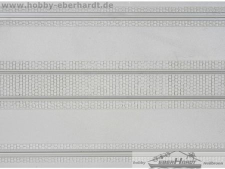 Kibri H0 Straßenplatte  und Portalkran,L ca. 20 x B 12 cm