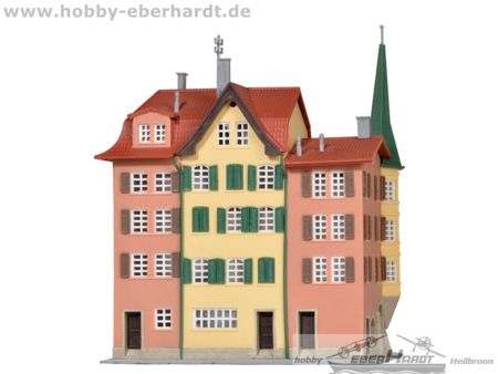 Kibri Z Stadthäuser Biel, 3 Stück 