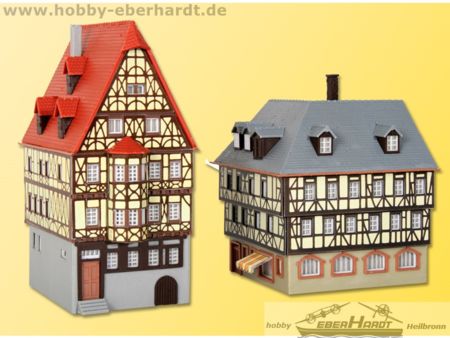 Kibri N Hohes Haus und Eckhaus