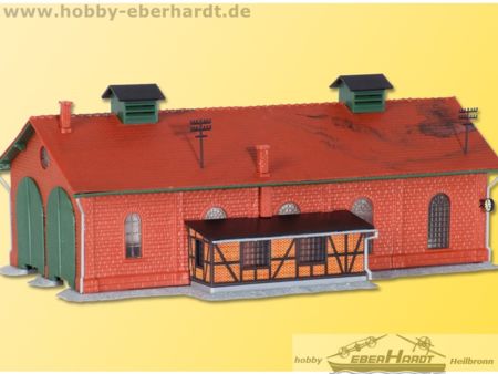 Kibri N Lokschuppen, zweiständig 