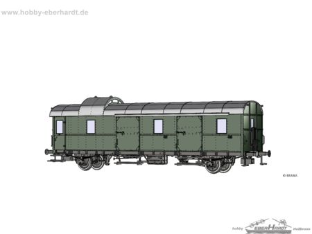 Brawa H0 Personenwagen Pwih ÖBB, Epoche III