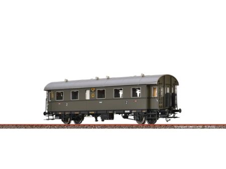 BRAWA  H0 Einheits-Durchgangswagen Bi-29 DRG II DC